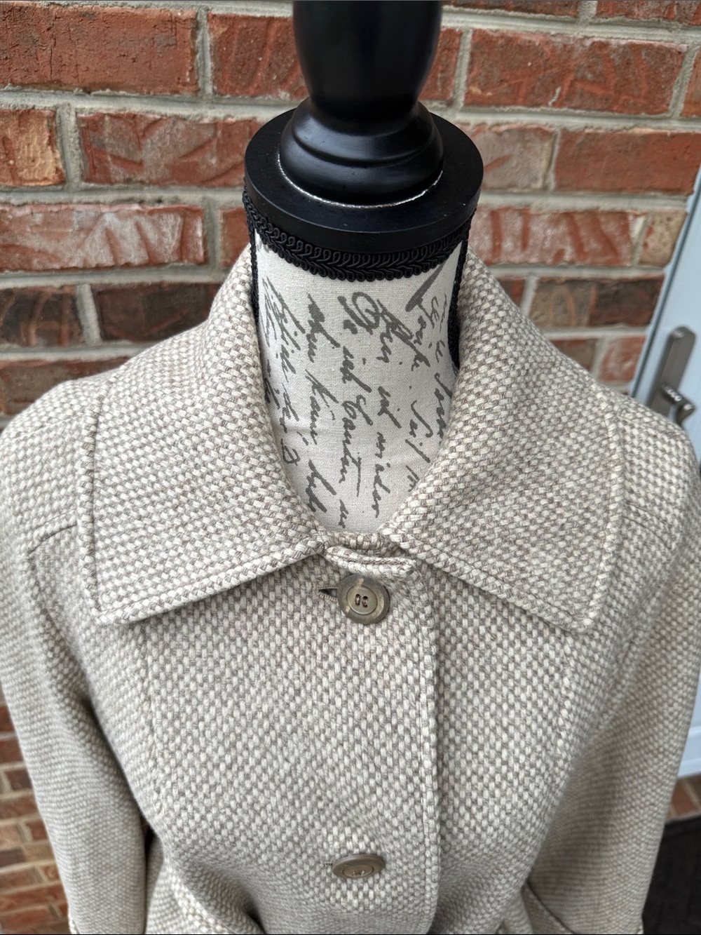 Vintage 1950-1960’s Womens Textured Belted Coat by Fashionfilt - Picture 9 of 17